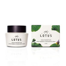 Load image into Gallery viewer, Lotus microbiome cream jar and box – Korean probiotic antioxidant moisturizer by The Pure Lotus